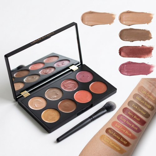 Palette Crème - Texture et swatches